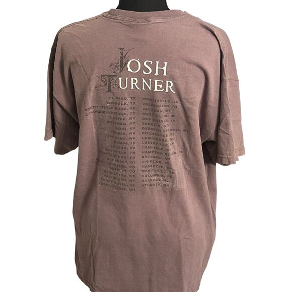 Josh Turner Concert Tour Large T-Shirt Short Sleeve - Picture 5 of 8